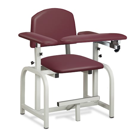 CLINTON Blood Drawing Chair with Padded Arms, GunMetal 66010-3GM